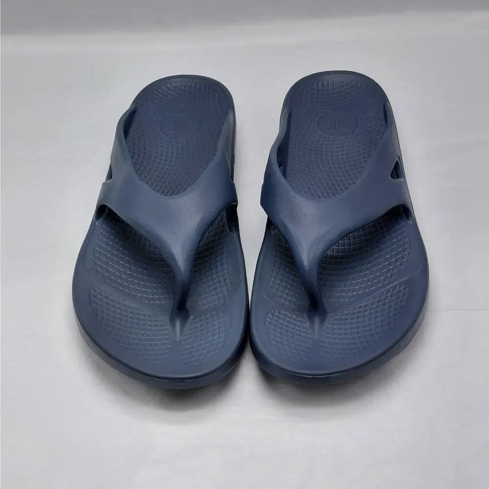 Hurley Men's Injection Flip-Flop Thong Sandals Size 11 Blue Casual Beach Shoes